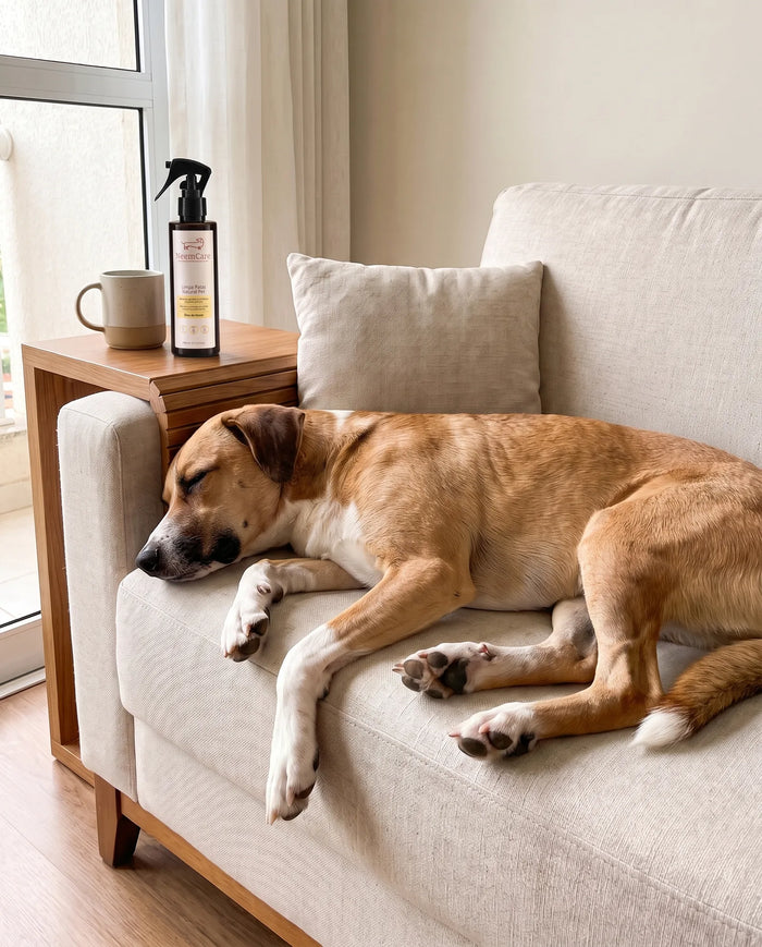 Cliente real com Limpa Patas Natural para Cães e Gatos com Óleo de Neem | NeemCare