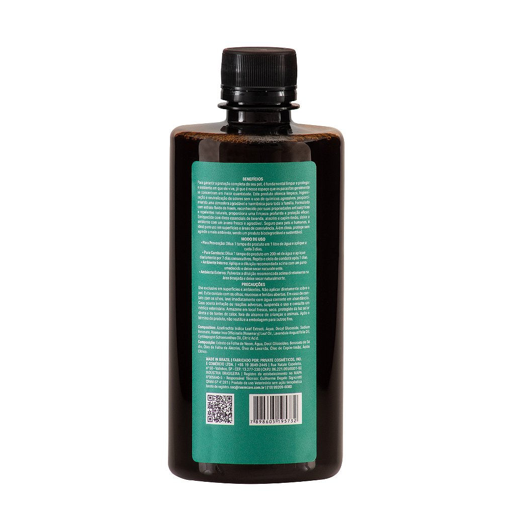 Multiuso com Extrato de Neem contra Pulgas Limpeza Eficiente para Seu Ambiente