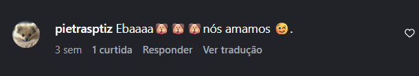 Comentário de pietraspitz dizendo que ama os produtos NeemCare